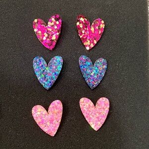 Resin Heart Set of Three